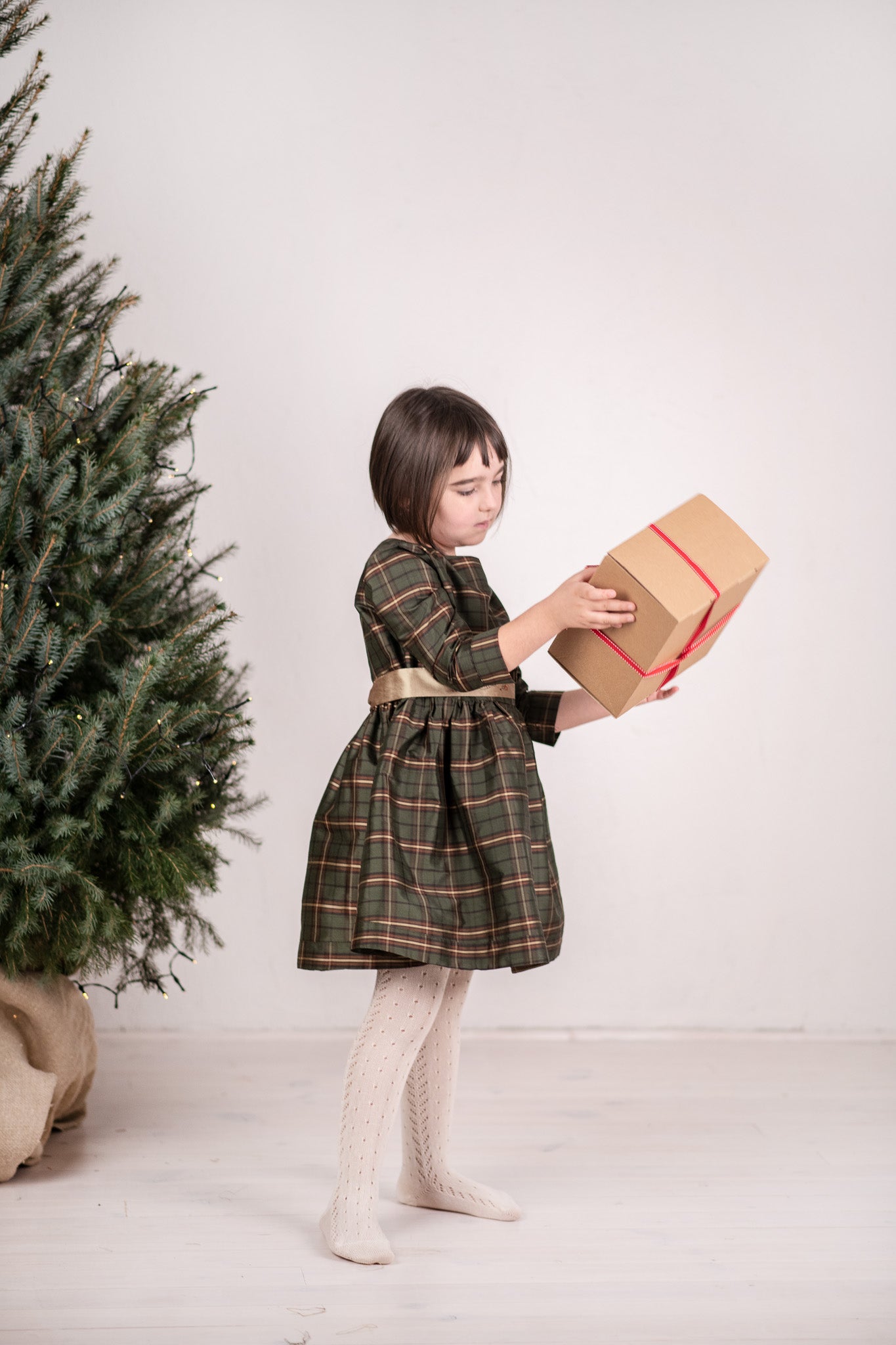 Kalina dress - checkered