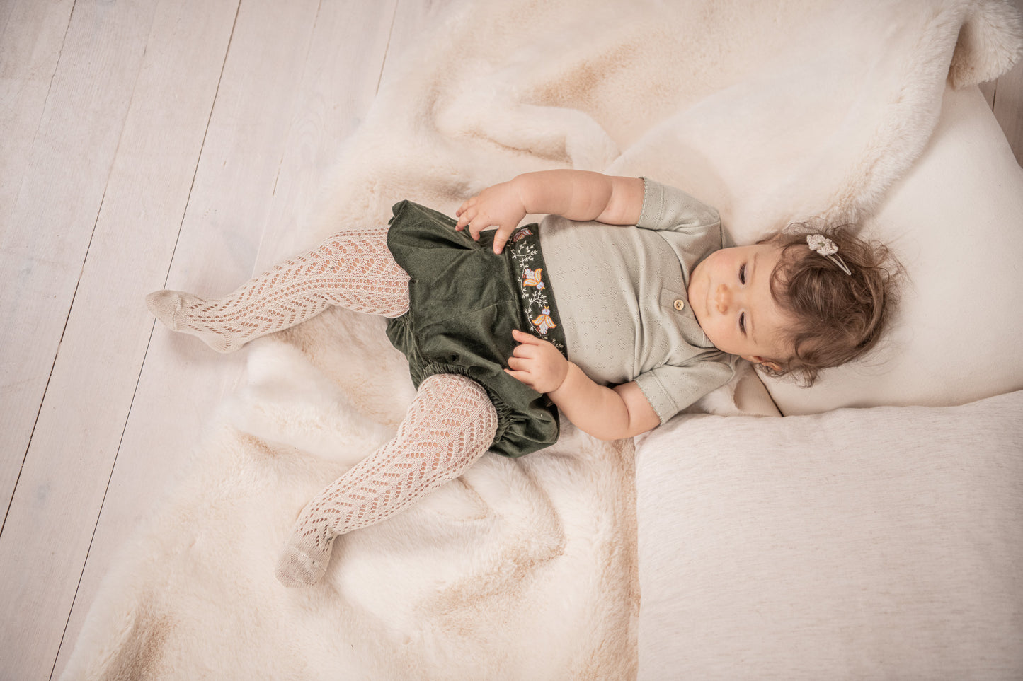 Bela tights - white coffee