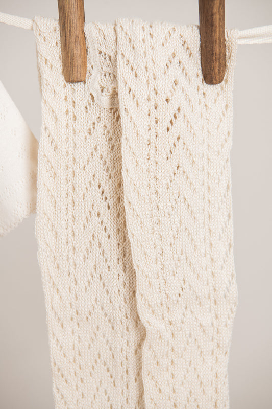 Bela tights - white coffee
