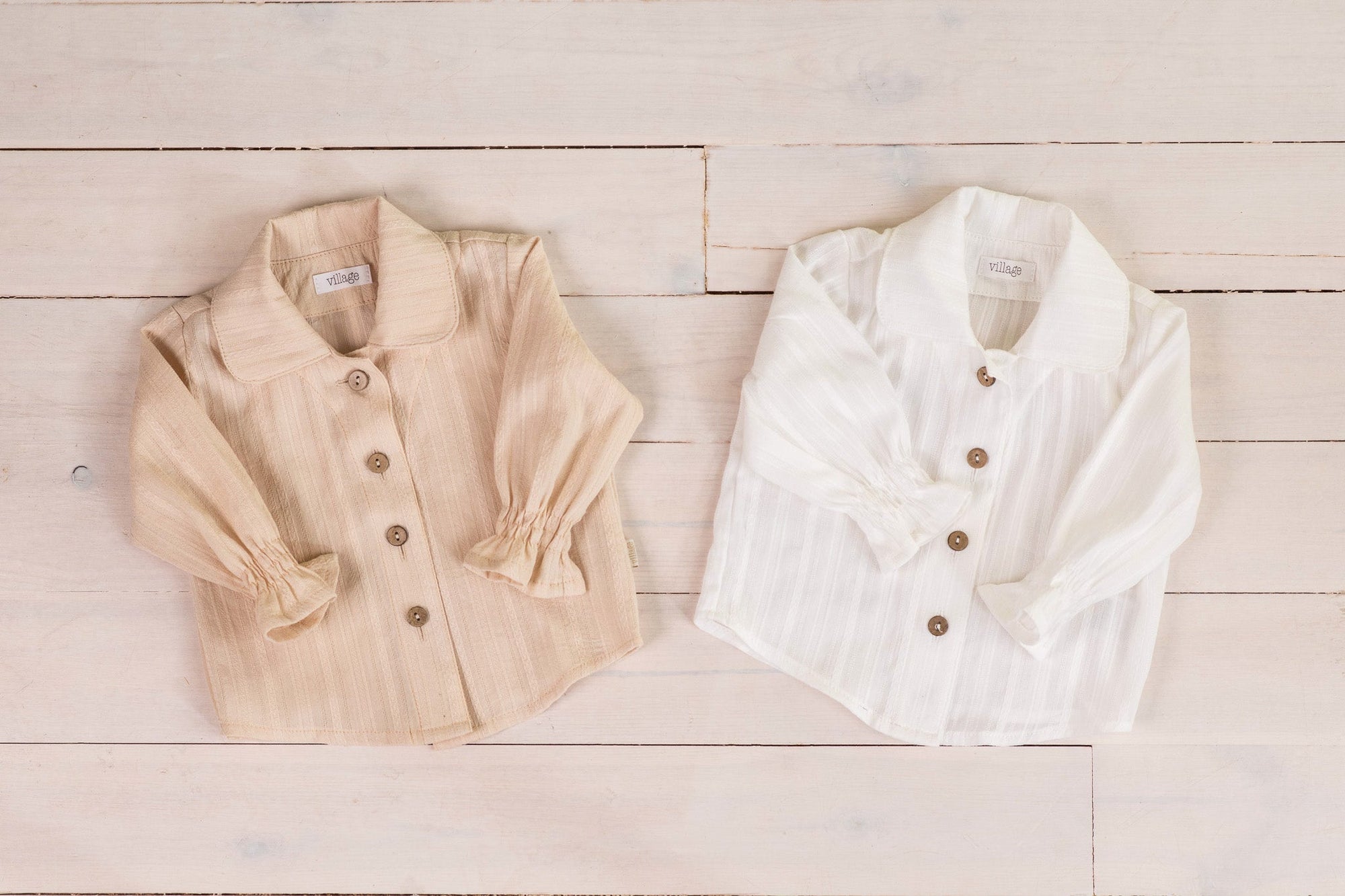 Long sleeve shirt - cream