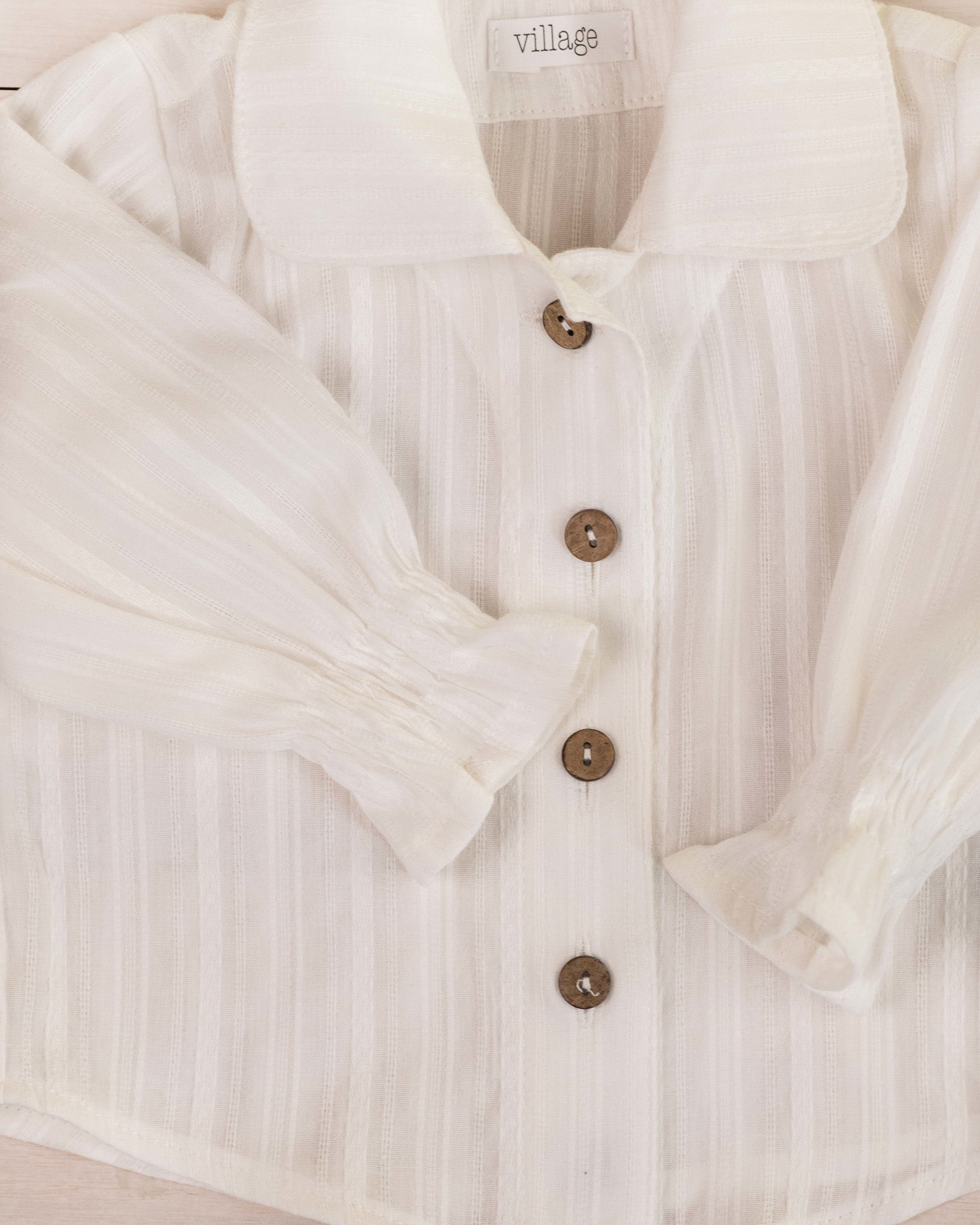 Košuljica dugih rukava - bela