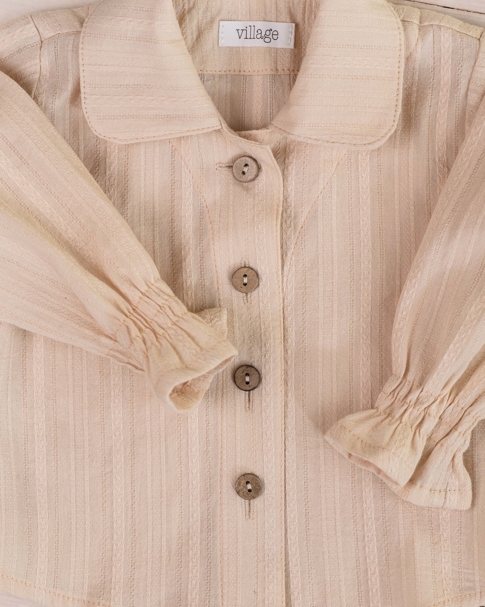 Long sleeve shirt - cream