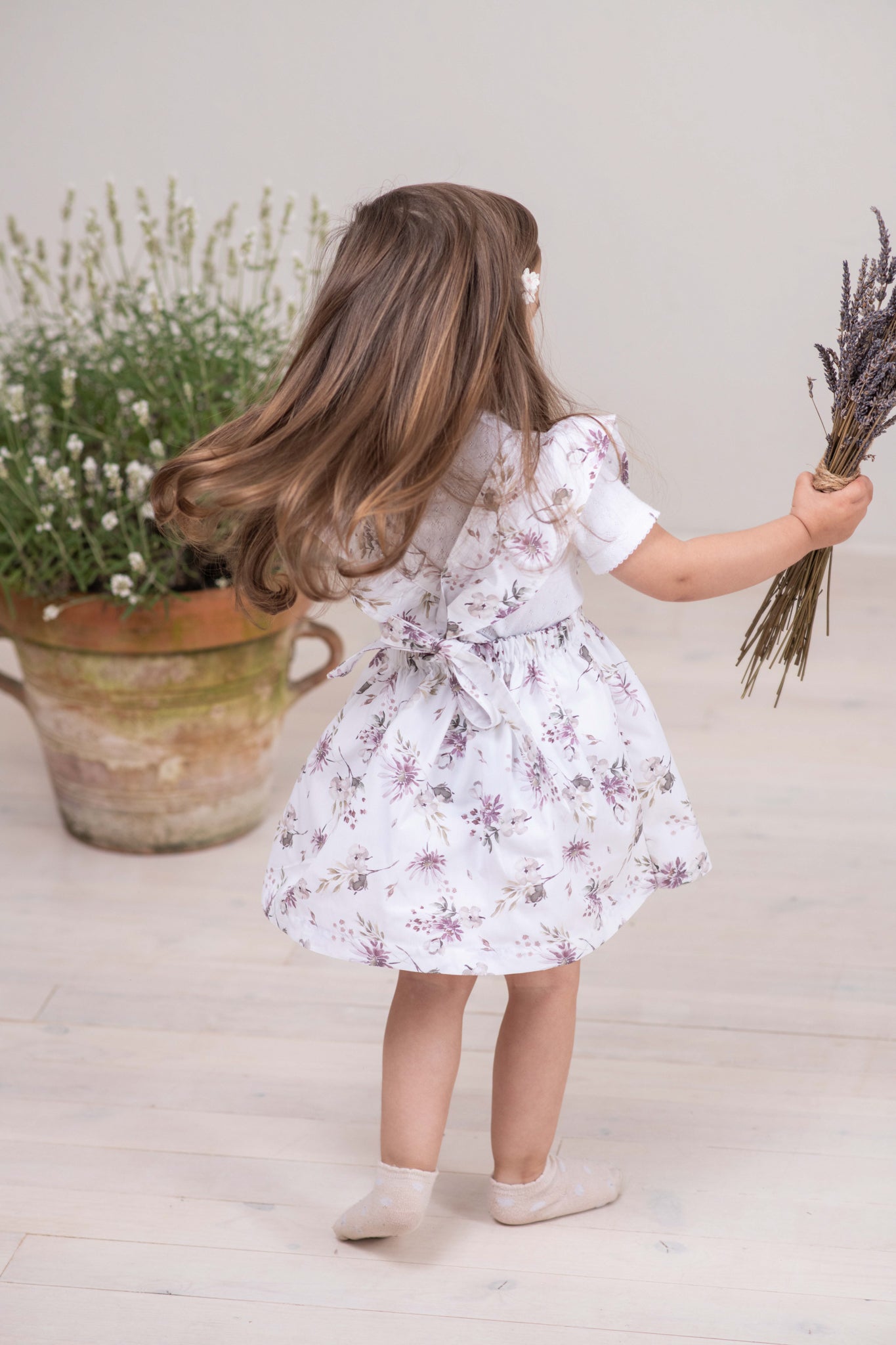 Purple flower dress