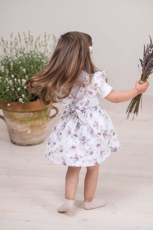 Purple flower dress