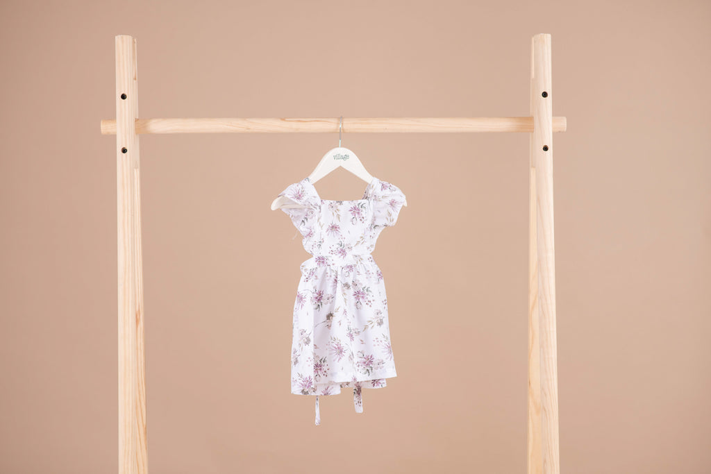 Purple flower dress