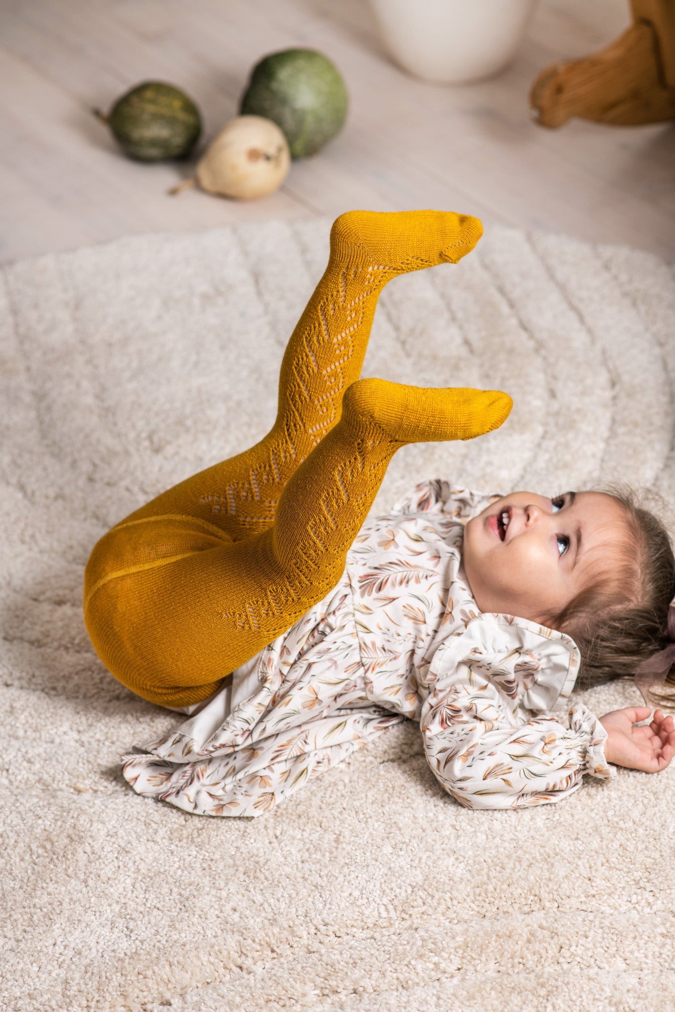 Aska tights - yellow