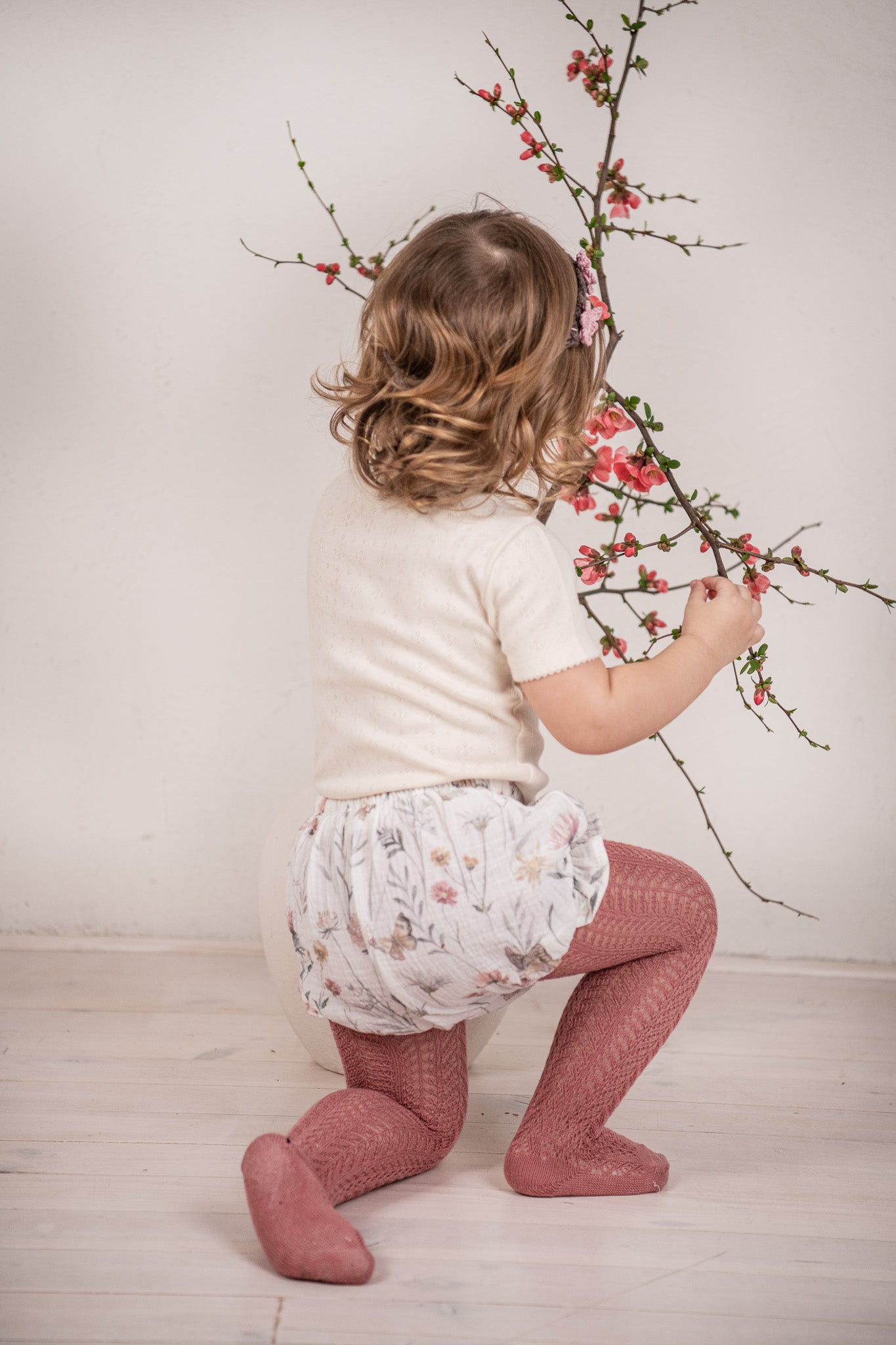 Bela tights - raspberry