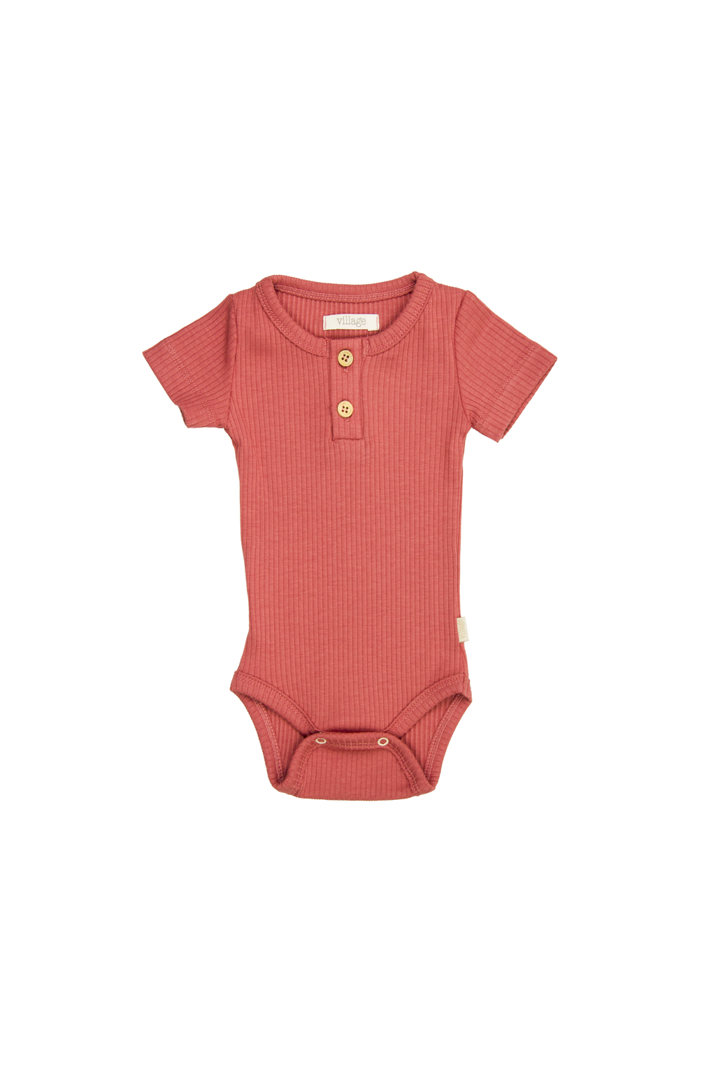 Ribbed body with short sleeves - blue