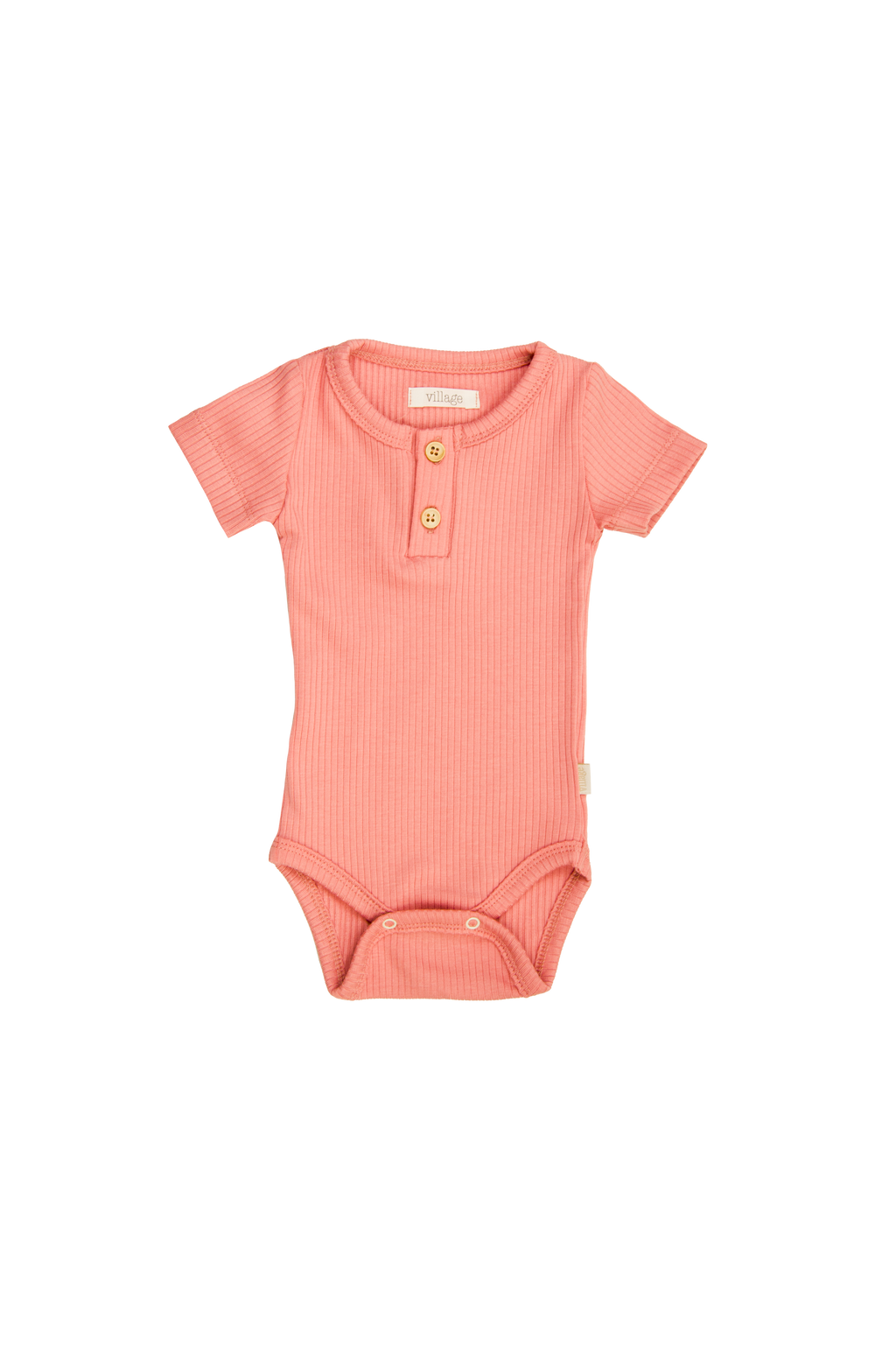 Ribbed body with short sleeves - blue