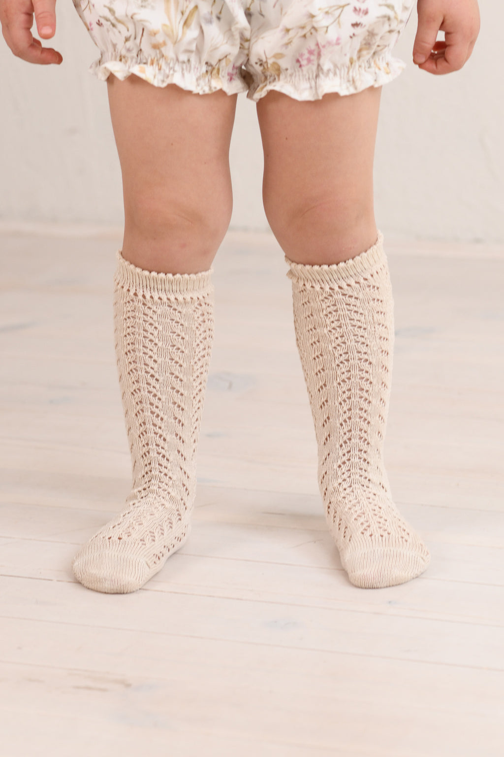 Knee breeches Bela - white coffee