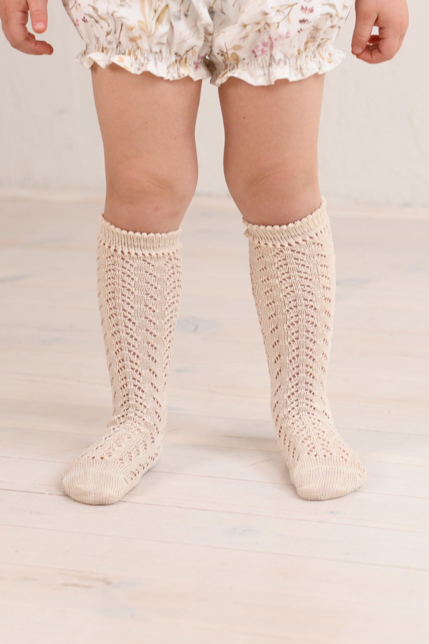 Knee breeches Bela - white coffee