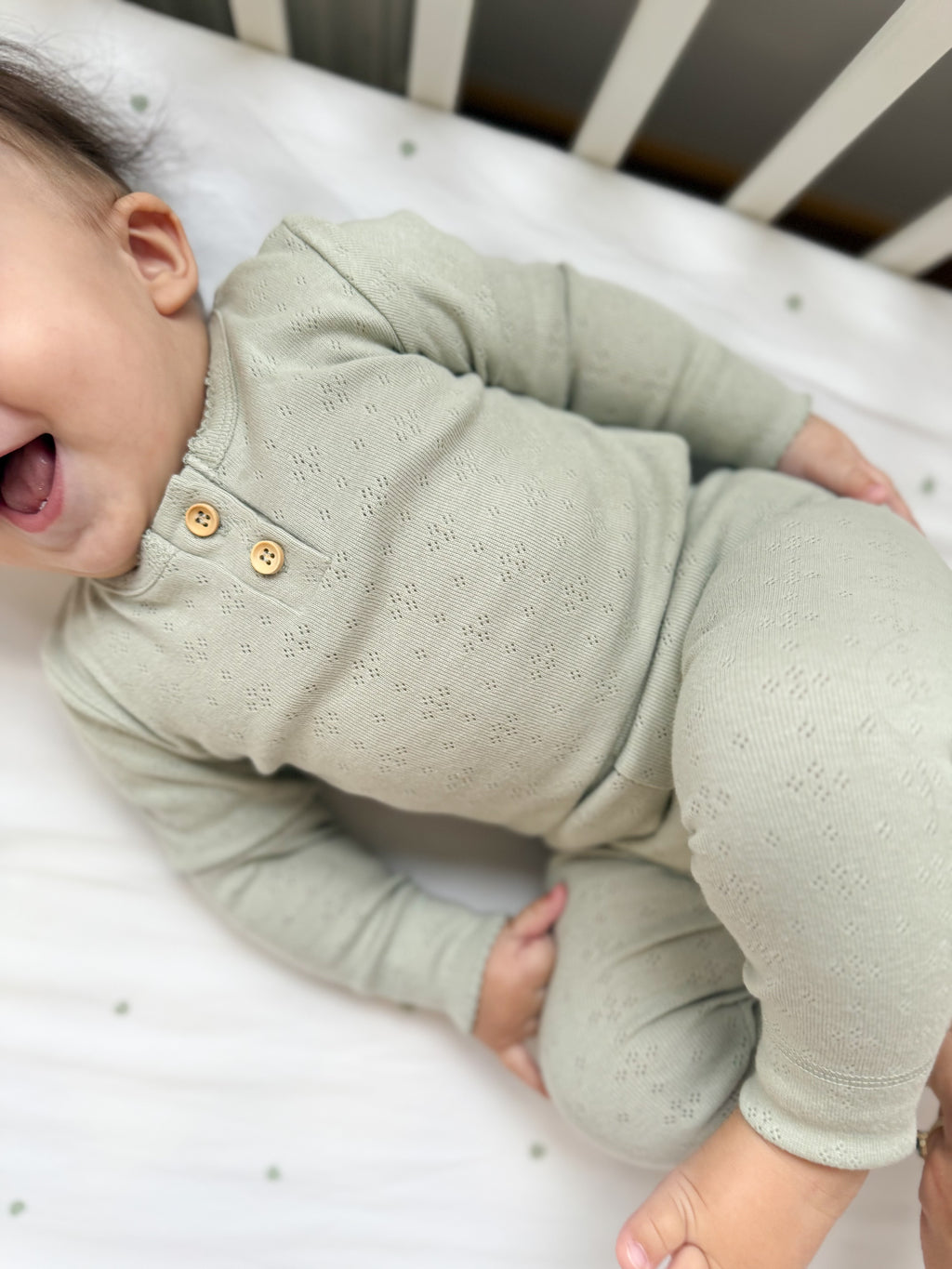 Bodi dugih rukava - zelena