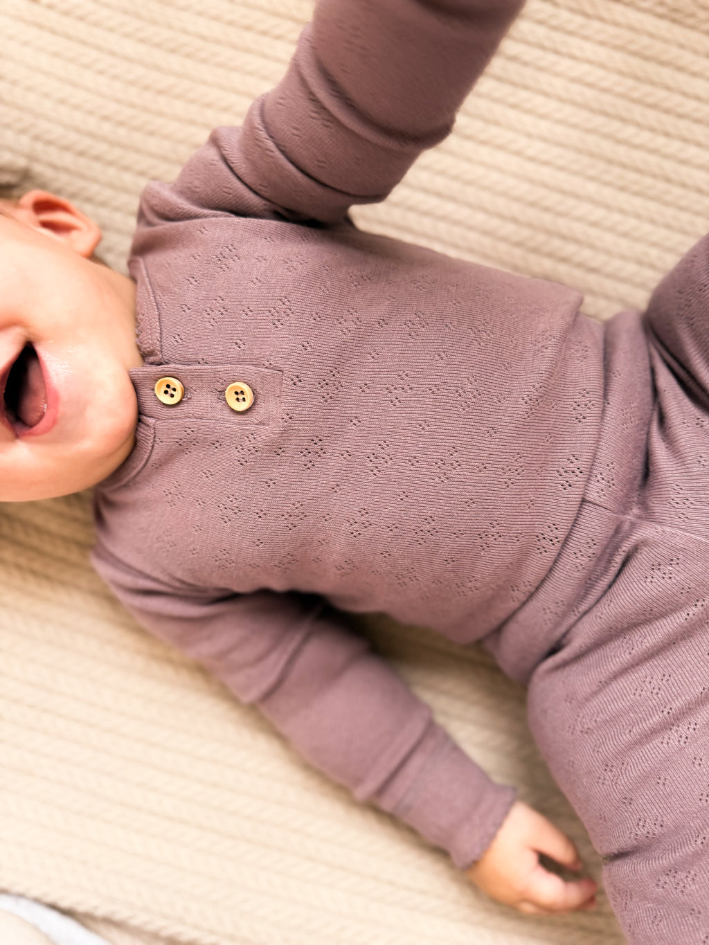 Bodi dugih rukava - ljubičasta