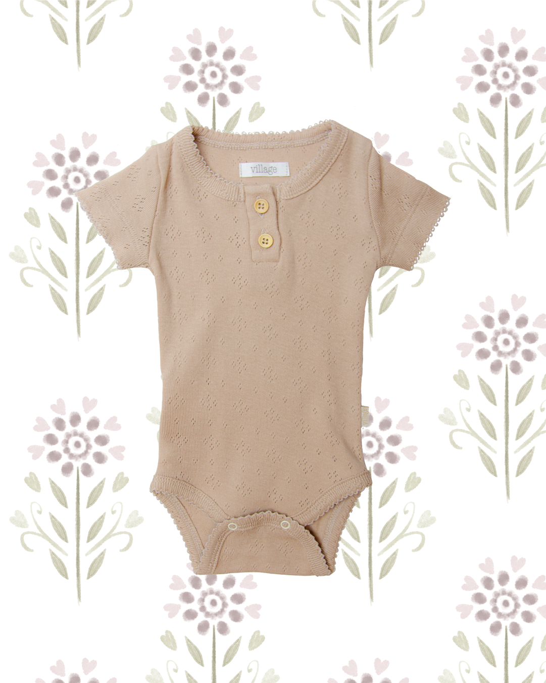 Short-sleeved bodysuit