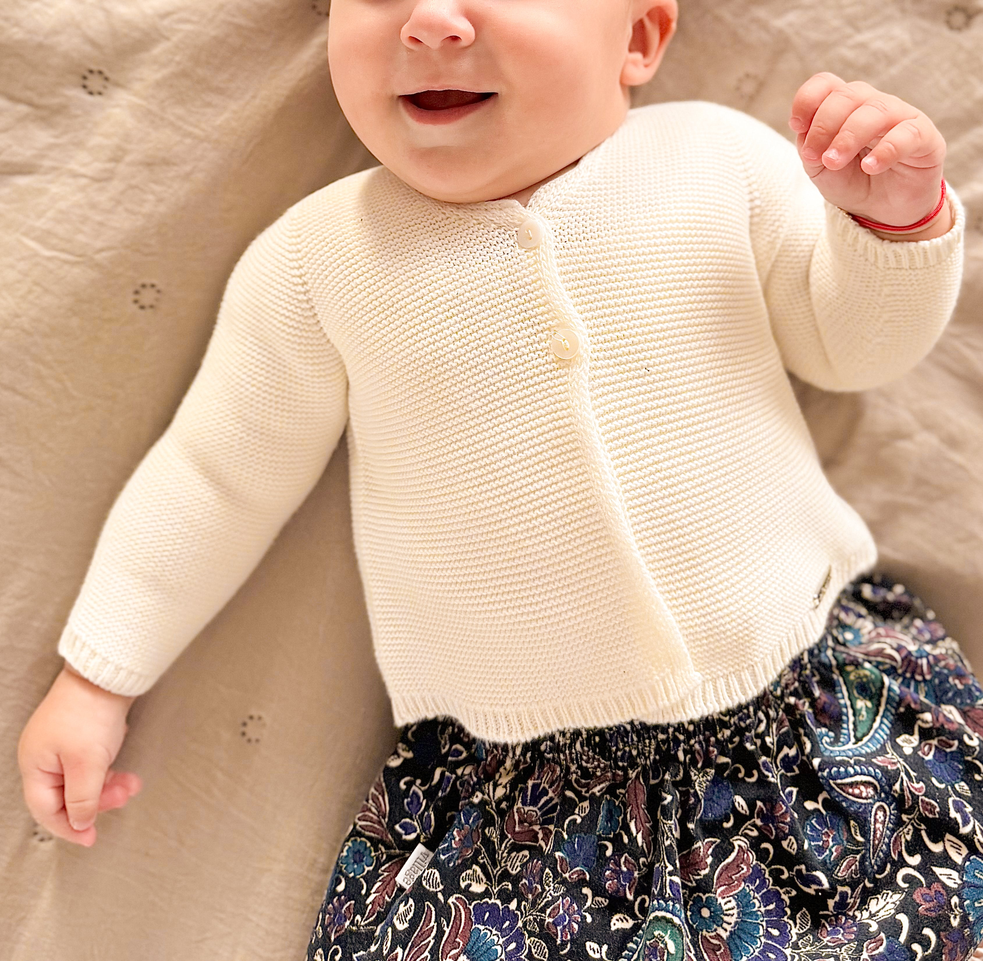 Lana Kardigan - bela čokolada