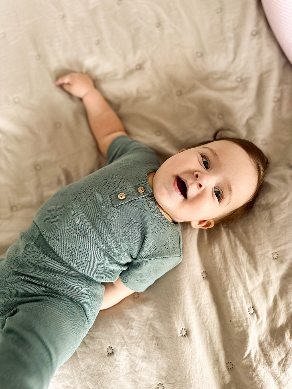 Bodi kratkih rukava - petrolej