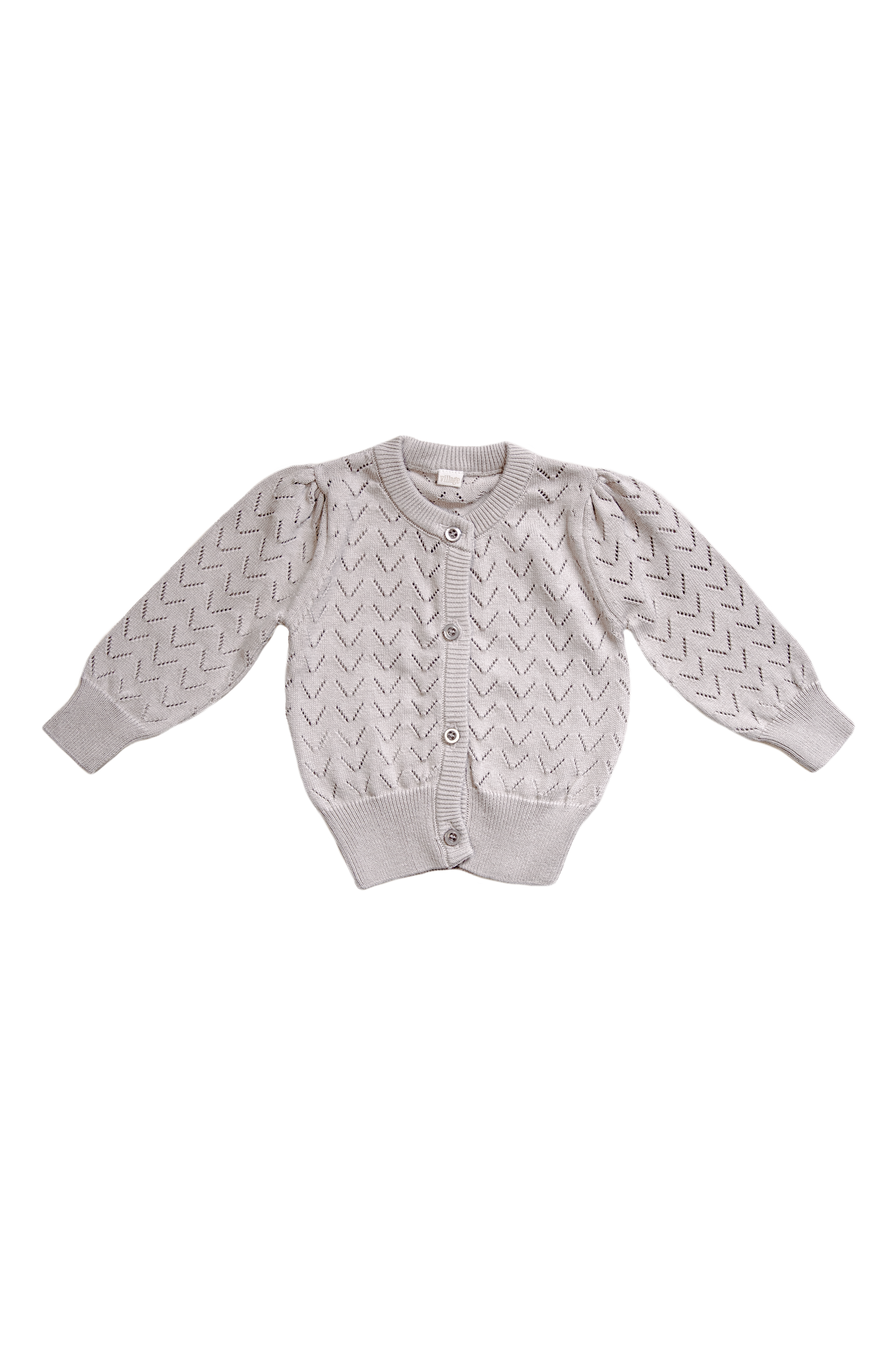 Organic Knit Cardigan - brown