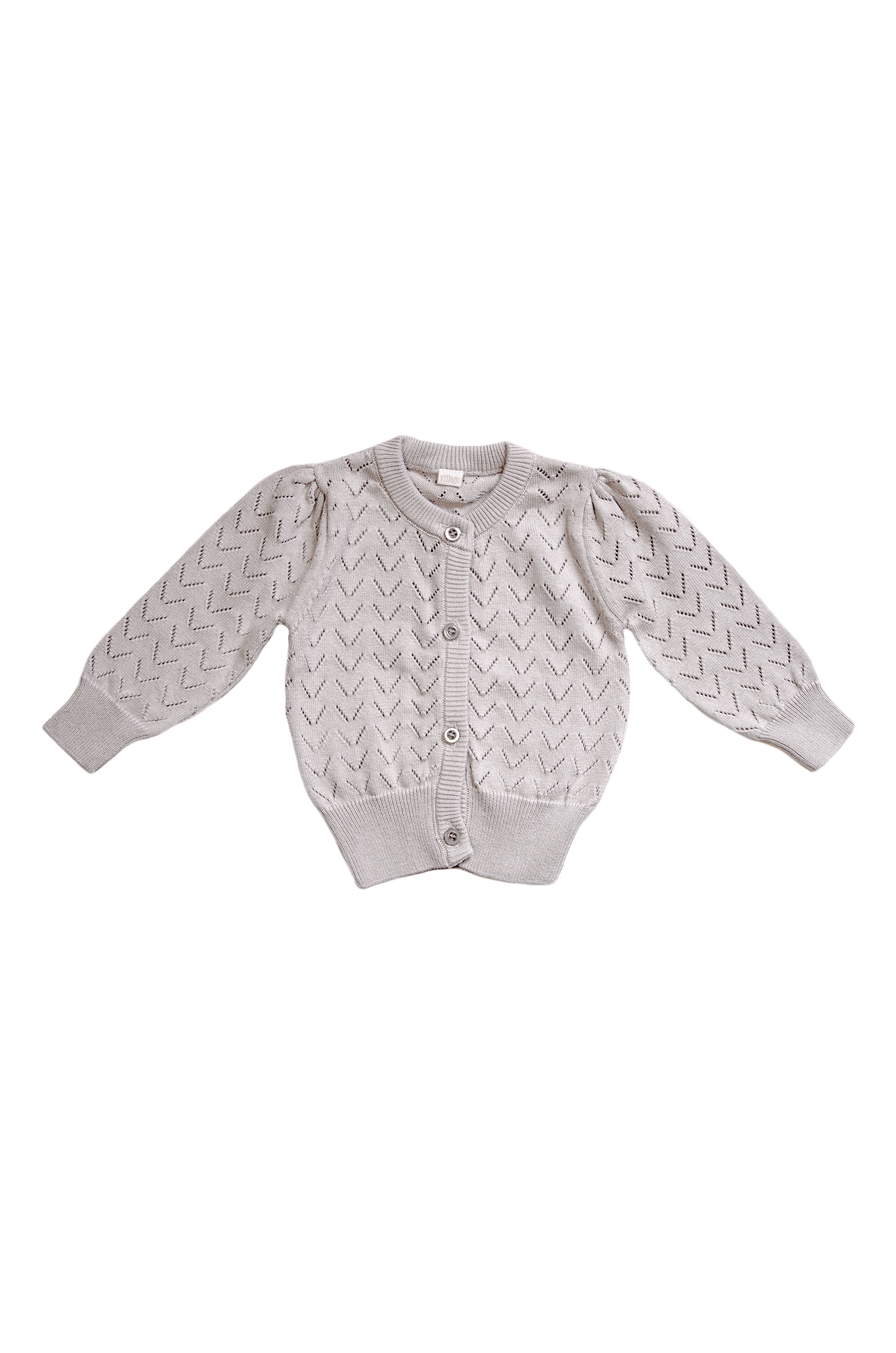 Organic Knit Kardigan - braon