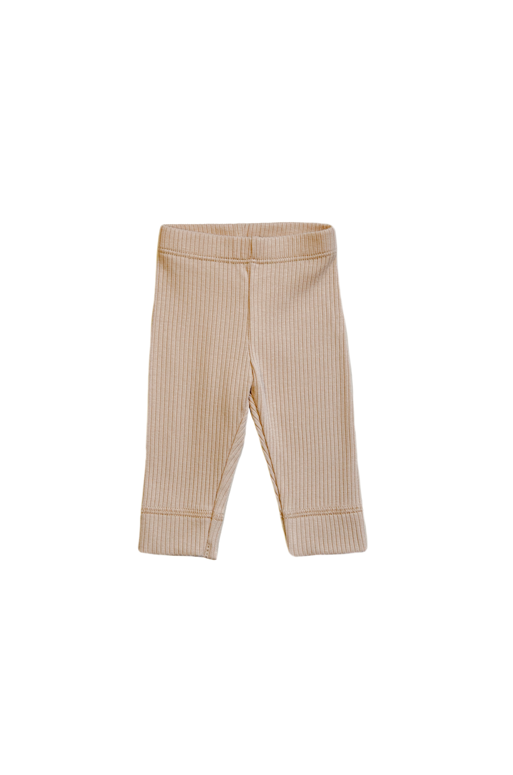 Ribbed leggings - brown