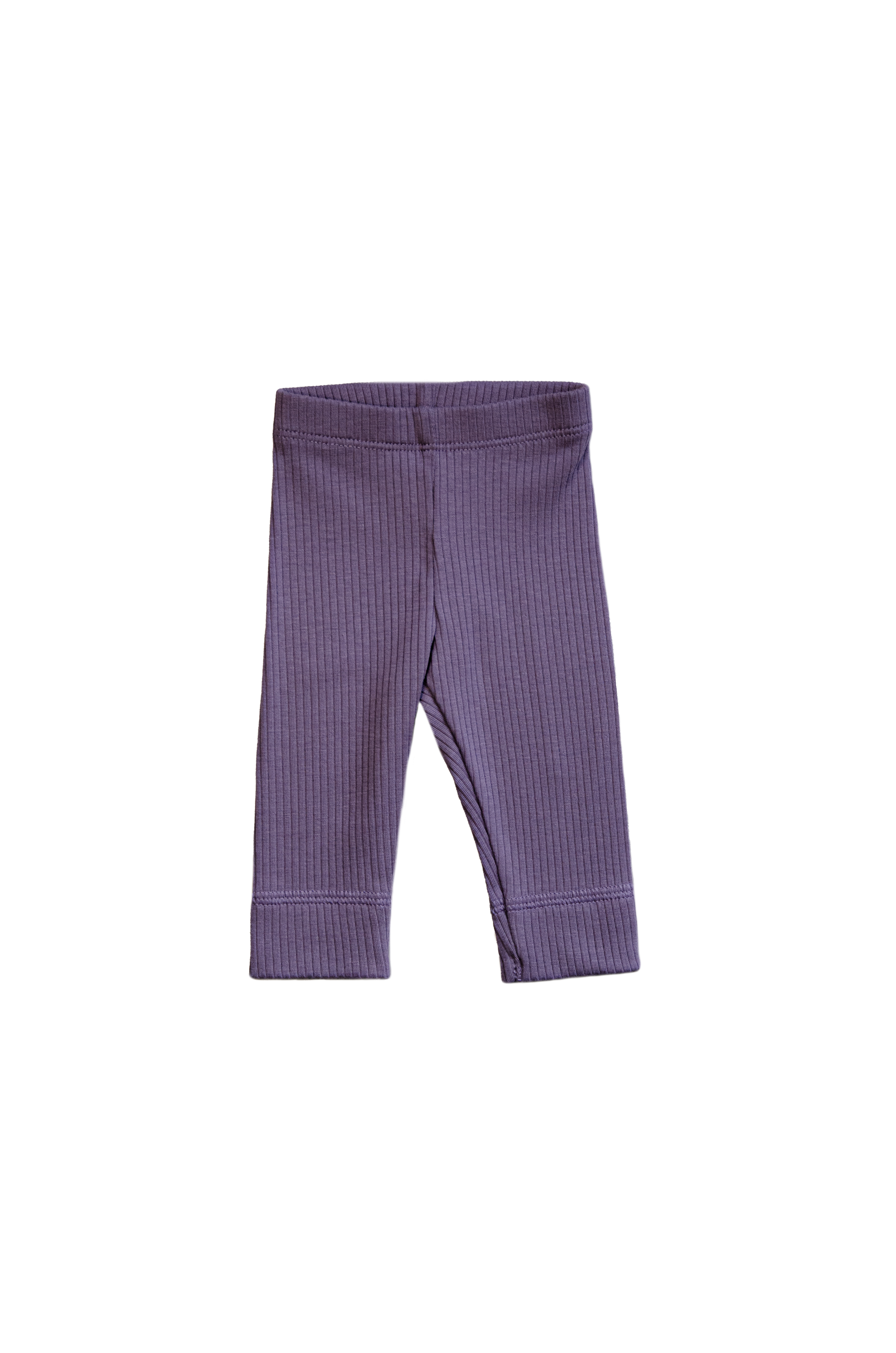 Ribbed leggings - purple